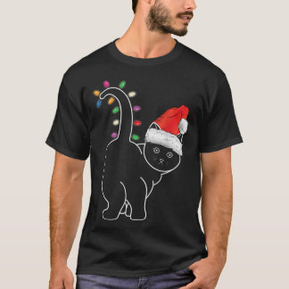 Kerstkerstkerstkerstklep met lichte lichte, grappi t-shirt