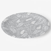 Kerstkerstkerstkerstkunst Holly Leaf Print Papieren Bordje (Gekanteld)