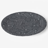 Kerstkerstkerstkerstkunst Holly Leaf Print Papieren Bordje (Gekanteld)