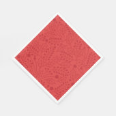 Kerstkerstkerstkerstkunst Holly Leaf Print Servet (Hoek)