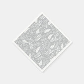 Kerstkerstkerstkerstkunst Holly Leaf Print Servet (Hoek)