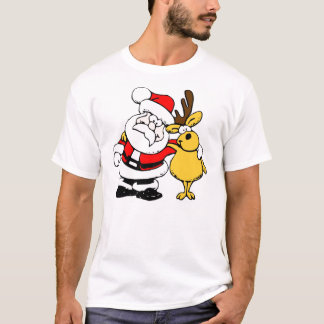Kerstkerstkerstkerstman en rendier T-shirt