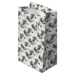 Kerstkerstkerstkerstman en schilderpaard klein cadeauzakje