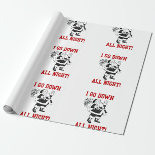 Kerstkerstkerstkerstman gaat de hele nacht naar be cadeaupapier