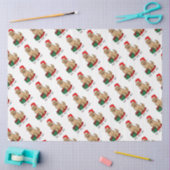 Kerstkerstkerstkerstman Goldendole (gouden rood) D Tissuepapier (Craft)