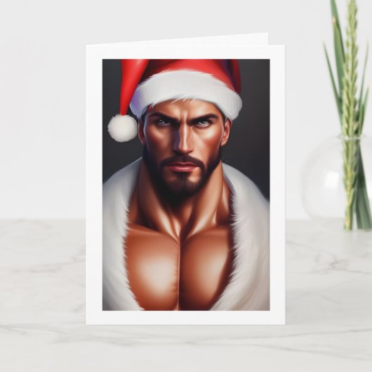 Kerstkerstkerstkerstman Kaart (Voorkant)