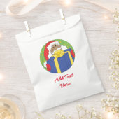 Kerstkerstkerstkerstman met Cadeau Bedankzakje (Geknipt)