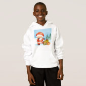 Kerstkerstkerstkerstman met Cadeaus Hoodie (Voorkant volledig)