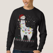 Kerstkerstkerstkerstman met Ugly Xmas Tree Alpaca  Trui (Voorkant)