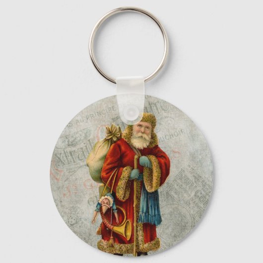  kerstkerstkerstkerstman sleutelhanger (Voorkant)