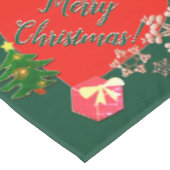 Kerstkerstkerstkerstman Tafelkleed (Gekanteld)