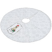 Kerstkerstkerstkerstman Wieten Terrier (piepend 1b Fleece Kerstboom Rok (Gekanteld)