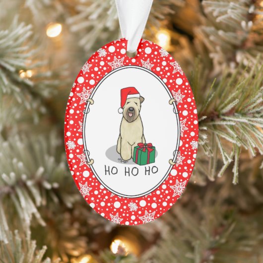 Kerstkerstkerstkerstman Wieten Terrier (piepend 1b Ornament (Boom)