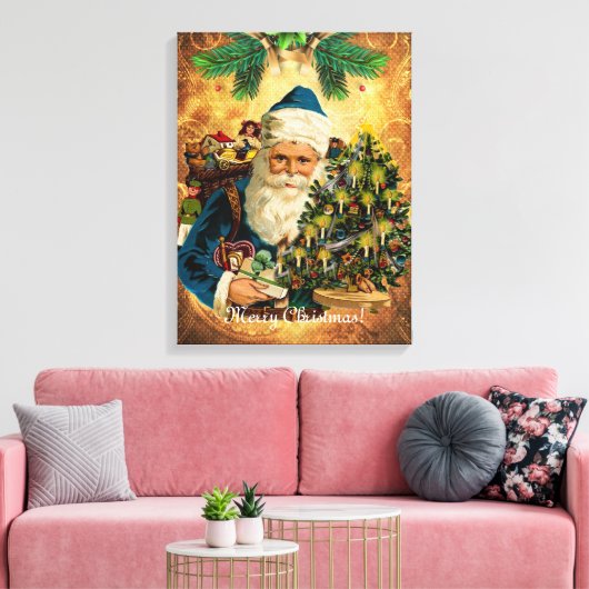  kerstkerstkerstkerstmis canvas afdruk (Insitu (Woonkamer))