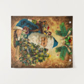 kerstkerstkerstkerstmis wandkleed (Voorkant (horizontaal))