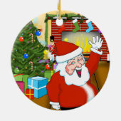 kerstkerstkerstkerstversiering keramisch ornament (Achterkant)