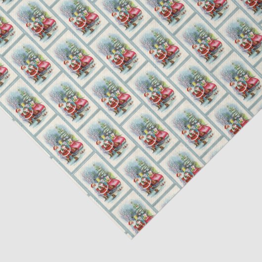 kerstkerstkerstman tissuepapier (Detail)