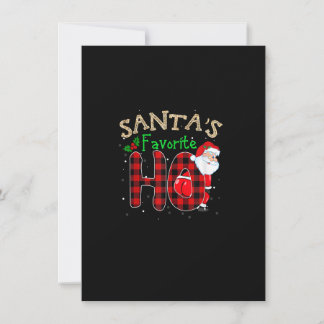 Kerstkerstkerstman's favoriete Ho Xmas Pajama Funn Kaart