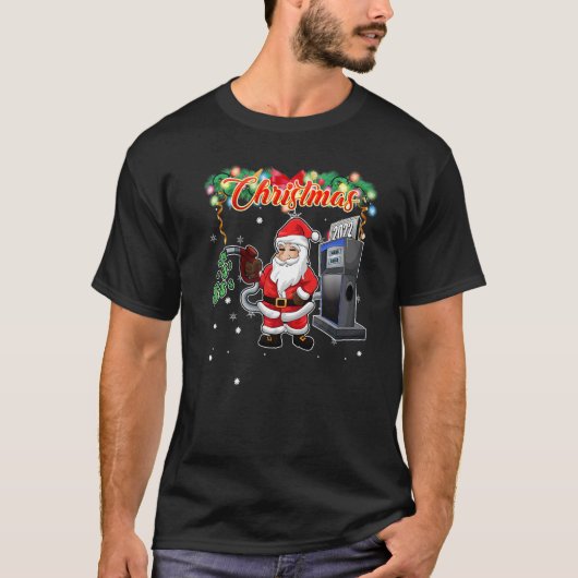 Kerstkerstkerststaartpomp, duur gas t-shirt (Voorkant)