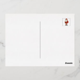 KerstkerstkerstTeenslippers Folie Feestdagen Briefkaart