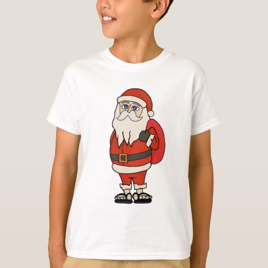 KerstkerstkerstTeenslippers T-shirt (Voorkant)