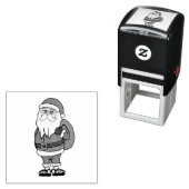 KerstkerstkerstTeenslippers Zelfinktende Stempel (In situ)