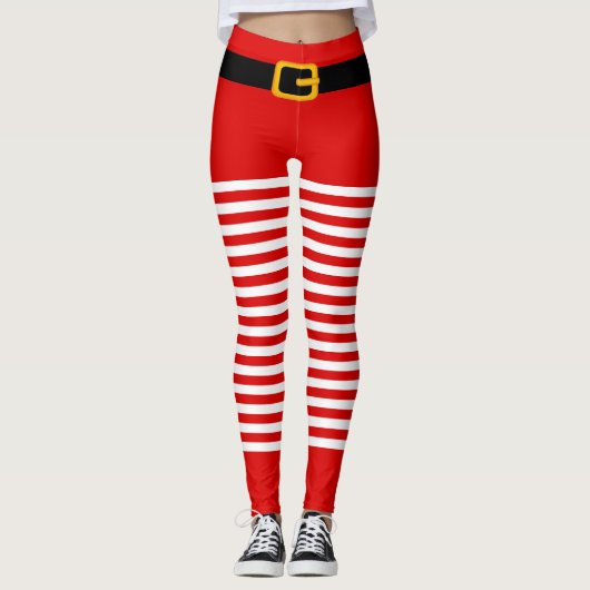 KerstkerstLeggings voor kerstmis met kerstcadeaus Leggings (Voorkant)