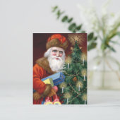 kerstkerstman Briefkaart Kaart (Staand voorkant)