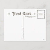 kerstkerstman Briefkaart Kaart (Achterkant)