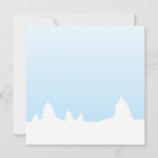 Kerstkerstman en vrienden feestdag Kaart (Achterkant)