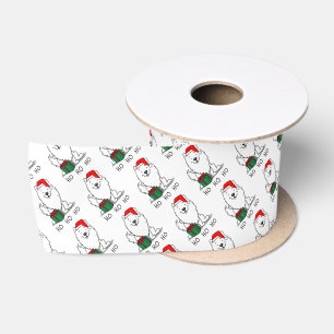 Kerstkerstman: Eskimo Dog HO HO Cute Lint