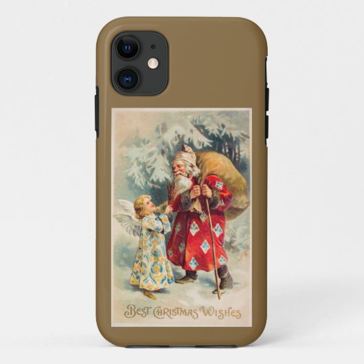 kerstkerstman Gold Case-Mate iPhone Case (Achterkant)