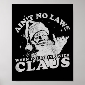 Kerstkerstman is geen wetten als je met Drink Poster