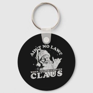 Kerstkerstman is geen wetten als je met Drink Sleutelhanger