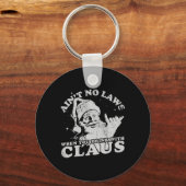 Kerstkerstman is geen wetten als je met Drink Sleutelhanger (Voorkant)