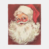 Kerstkerstman  kerstkerstman met blauw fleece deken (Voorkant)