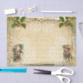  kerstkerstman, kind en schrijven tissuepapier (Craft)