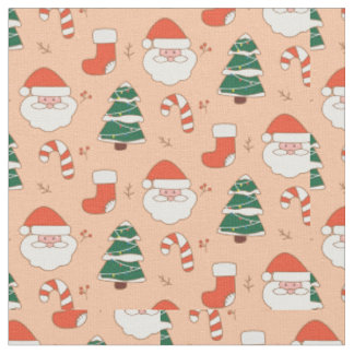 Kerstkerstman, snoeprietjes, en... Bomen Stof