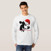KerstkerstMannen T-Shirt Santa Cow (Voorkant volledig)