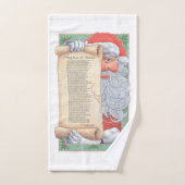 Kerstkerstmis Bad Handdoek (Handdoek)