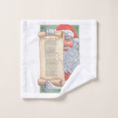 Kerstkerstmis Bad Handdoek (Wasdoekje)