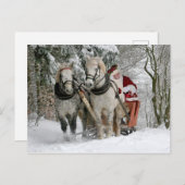 Kerstkerstmis Briefkaart (Voorkant / Achterkant)