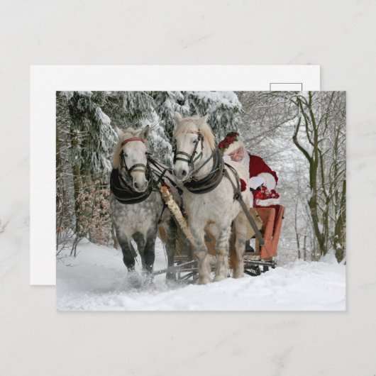 Kerstkerstmis Briefkaart (Voorkant / Achterkant)