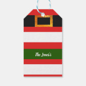 Kerstkerstmis Cadeaulabel (Achterkant)