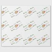  kerstKerstmis Cadeaupapier (Vlak)