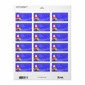 Kerstkerstmis Etiket (Full Sheet)