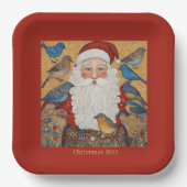  kerstKerstmis Papieren Bordje (Voorkant)