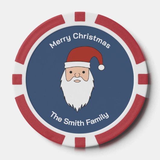 Kerstkerstmis Poker Chips (Voorkant)