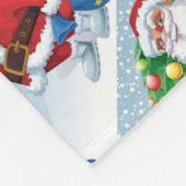 Kerstkerstpatroon Fleece Deken (Hoek)