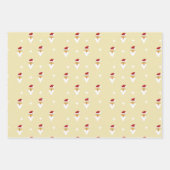 Kerstkerstpatroon Inpakpapier Vel (Voorkant)